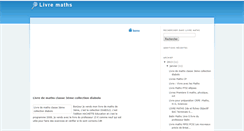 Desktop Screenshot of livremaths.blogspot.com
