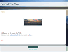 Tablet Screenshot of beyondthevale.blogspot.com