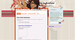 Desktop Screenshot of galeri-artis-indonesia.blogspot.com