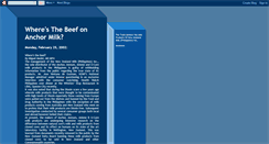 Desktop Screenshot of anchormilk.blogspot.com
