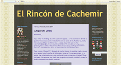 Desktop Screenshot of elrincondecachemir.blogspot.com