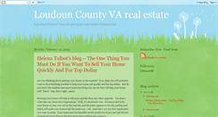 Desktop Screenshot of loudouncountyvarealtor.blogspot.com