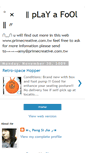 Mobile Screenshot of just-want-to-play-a-fool.blogspot.com