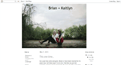 Desktop Screenshot of brianandkaitlyn.blogspot.com