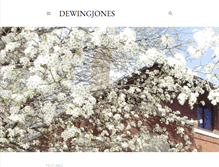 Tablet Screenshot of dewingjones.blogspot.com