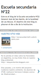 Mobile Screenshot of escuelasec22lasmoscas.blogspot.com