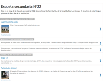 Tablet Screenshot of escuelasec22lasmoscas.blogspot.com