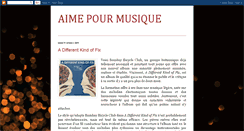 Desktop Screenshot of aimepourmusique.blogspot.com