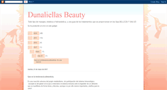 Desktop Screenshot of dunaliellasbeauty.blogspot.com