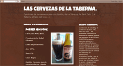 Desktop Screenshot of lascervezasdelataberna.blogspot.com