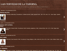 Tablet Screenshot of lascervezasdelataberna.blogspot.com