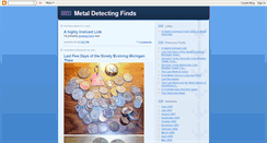 Desktop Screenshot of metaldetectingfinds.blogspot.com