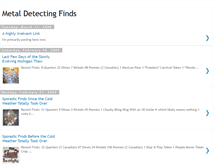 Tablet Screenshot of metaldetectingfinds.blogspot.com