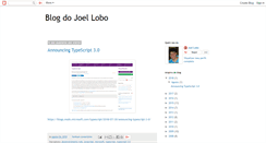 Desktop Screenshot of blogdojoellobo.blogspot.com