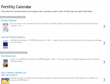 Tablet Screenshot of fertility-calendar.blogspot.com