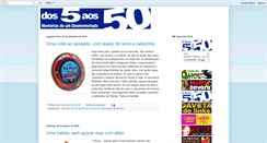 Desktop Screenshot of dos5aos50.blogspot.com