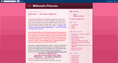 Desktop Screenshot of millionaireprincess.blogspot.com