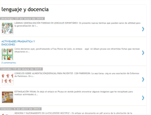 Tablet Screenshot of lenguajeydocencia.blogspot.com