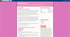 Desktop Screenshot of fridapersson.blogspot.com