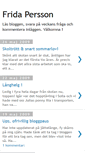 Mobile Screenshot of fridapersson.blogspot.com