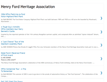 Tablet Screenshot of henryfordheritage.blogspot.com