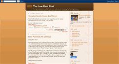 Desktop Screenshot of lowrentchef.blogspot.com