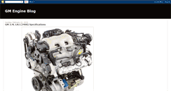 Desktop Screenshot of gmengines.blogspot.com
