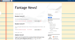 Desktop Screenshot of fantagenewsreporter.blogspot.com