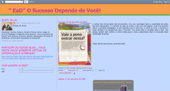 Desktop Screenshot of educacaoadistanciase.blogspot.com