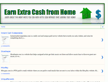 Tablet Screenshot of earncashfromhome101.blogspot.com