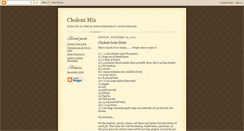 Desktop Screenshot of cholentmix.blogspot.com