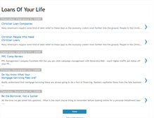 Tablet Screenshot of loanofyourlife.blogspot.com