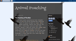 Desktop Screenshot of illegal-animal-poaching.blogspot.com