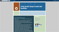 Desktop Screenshot of affiliasi-uang-gratis.blogspot.com