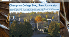 Desktop Screenshot of champlaincollege.blogspot.com