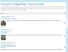 Tablet Screenshot of champlaincollege.blogspot.com