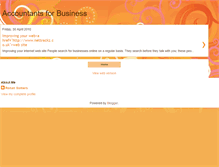 Tablet Screenshot of accountsforbusiness.blogspot.com