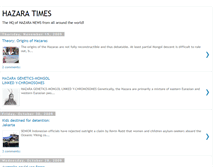 Tablet Screenshot of hazaratimes.blogspot.com