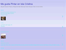 Tablet Screenshot of megustapintarenislacristina.blogspot.com