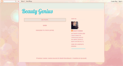 Desktop Screenshot of beautygenius.blogspot.com