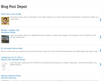 Tablet Screenshot of blogpostdepot.blogspot.com