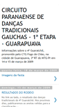 Mobile Screenshot of circuitoguarapuava.blogspot.com