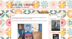 Desktop Screenshot of lovejoyandlaughter.blogspot.com