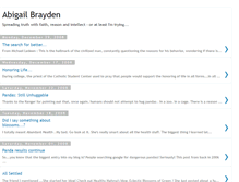 Tablet Screenshot of abigailbrayden.blogspot.com