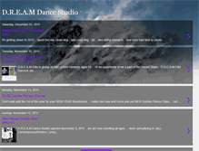 Tablet Screenshot of dreamstudiodance.blogspot.com