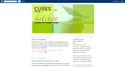 Desktop Screenshot of curefromthekitchen.blogspot.com