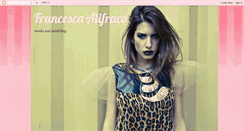 Desktop Screenshot of francescaalifraco.blogspot.com