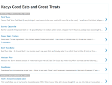 Tablet Screenshot of kacysgoodeatsandgreattreats.blogspot.com