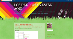 Desktop Screenshot of losdelpcpiyaestanaqui.blogspot.com