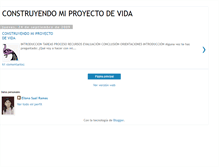Tablet Screenshot of miproyectodevida2020.blogspot.com